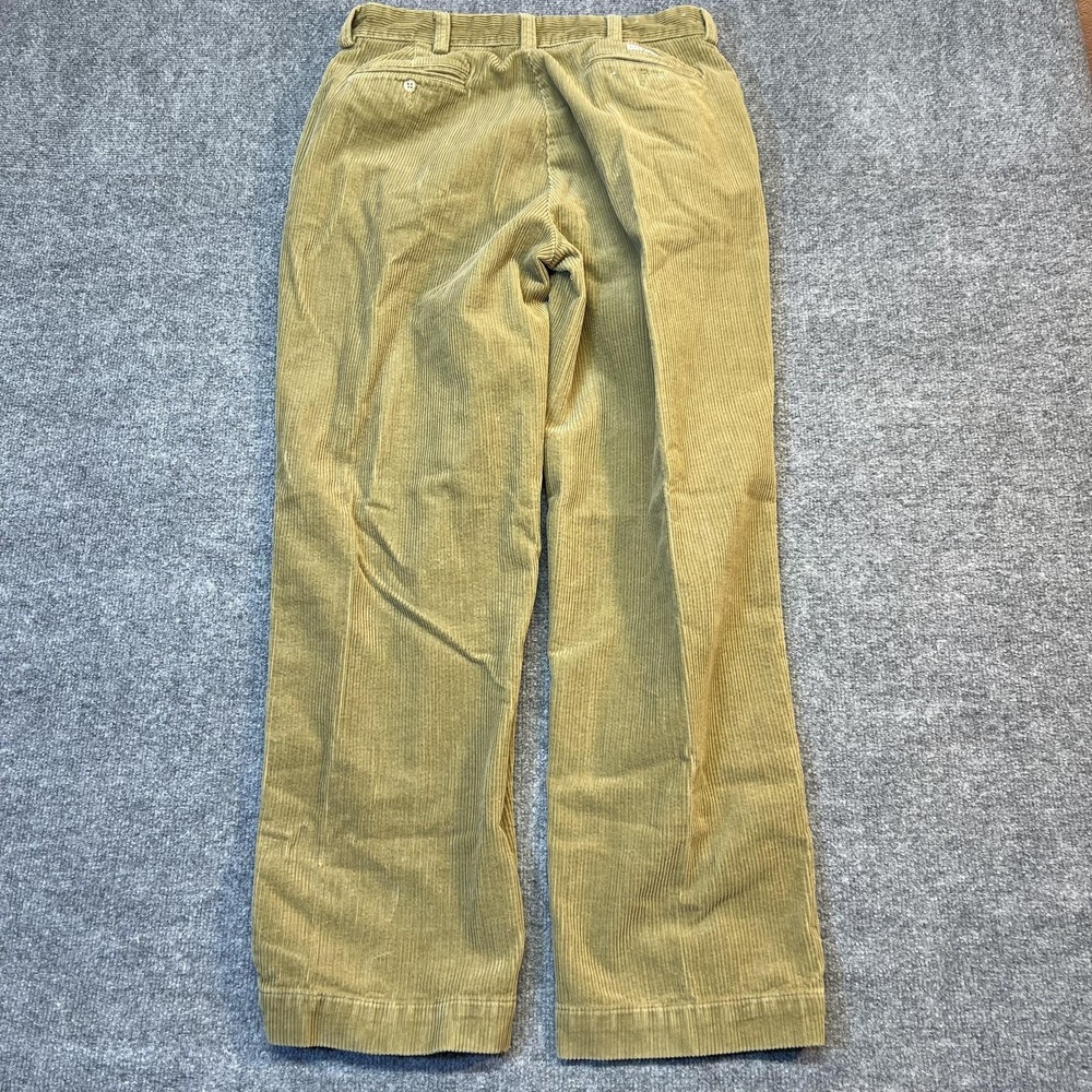 Polo Ralph Lauren Philip Pants Men 34x32 Beige Corduroy Classic Fit Dress(34x30) - Picture 4 of 13